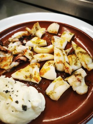 Tapa De Sepia A La Plancha