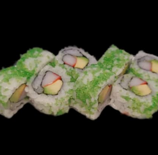 Uramaki tobiko de california (8 uds.)