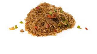 100. Spaghetti di soia saltati maiale"