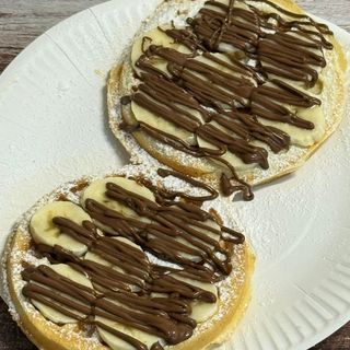 Waffle Nutella Banana Heaven