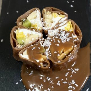 Сладкий Креп-Ролл с какао