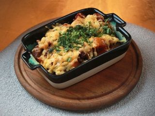 Гаряча пательня з телятиною під соусом BBQ (380g)