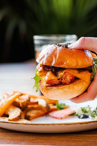 Hamburguesa Fried Chicken