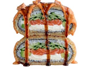 Sushi burger z łososiem (350g)
