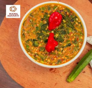 Okra Soup with Fish.