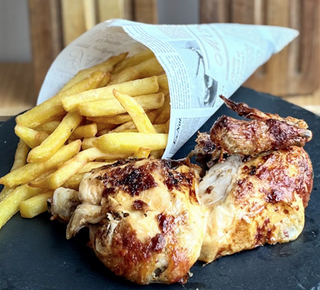 1/2 Pollo Con Patatas