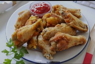 Alitas De Pollo A La Barbacoa (Ración)