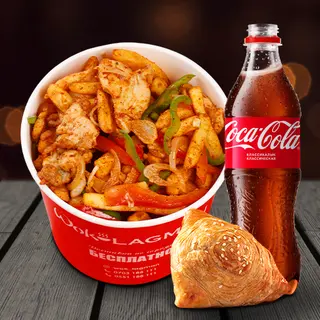 Комбо с Coca-Cola "Фри с курицей"