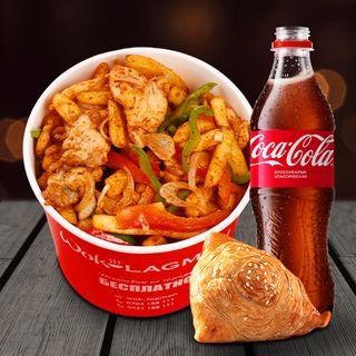 Комбо с Coca-Cola "Фри с курицей"
