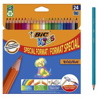 Lápis Cor Evolution 24 unidades Bic