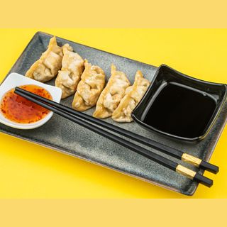 Gyoza veggie poping
