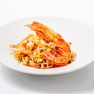 216.Tagliatelle di riso saltati