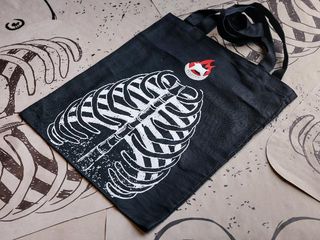 Сумка лляна Реберня Ребра Сумка лляна Реберня Ребра біла  (1 шт)