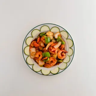 44 Gambas Con Salsa Picante