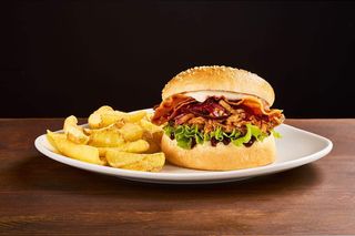 Pulled BBQ chicken - combo regular