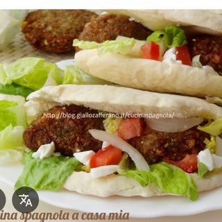 Menù panino falafel