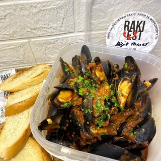 Мідії по-сицилійськи в мушлі (900г)