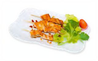 76. Yakitori salmone