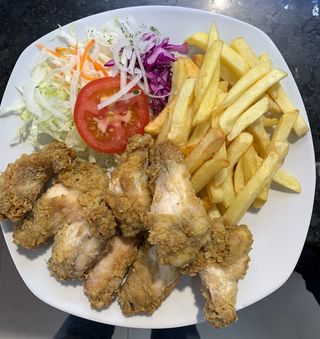 Menú Plato de Alitas de Pollo