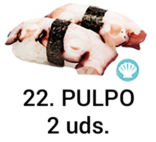 18. Nigiri De Pulpo (2 Uds.)