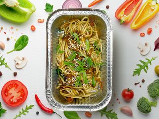 Удон  с овощами