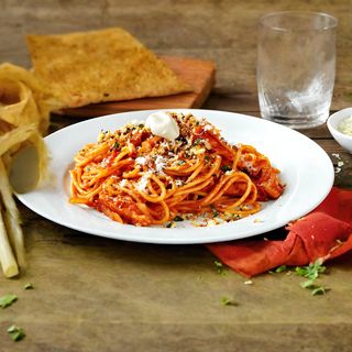 Plat Spaghetti Poulet