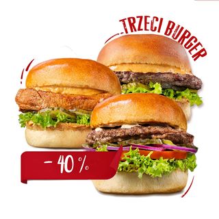 Trzeci Burger -40% 