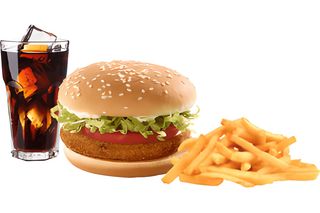 Комбо/Beef Burger Combo (with small fries And drink)