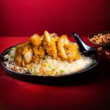 Arroz Fritos Con Chuleta De Pollo