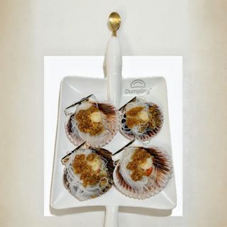 Zamburiñas Con Fideo De Soja Y Salsa De Ajo Casera (4 Uds.)