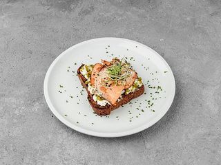 Брускетта с лососем нашого копчення (115g)