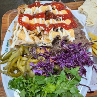 Shaorma farfurie puișor