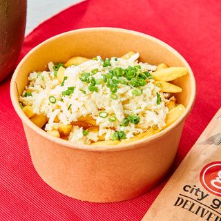 Cartofi prajiti cu telema rasa