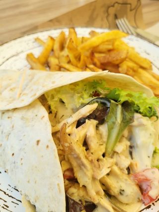 Wrap de Pollo con patatas