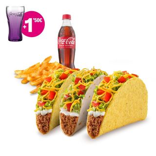 Menú 3 Tacos Supreme