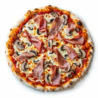 Prosciutto e funghi