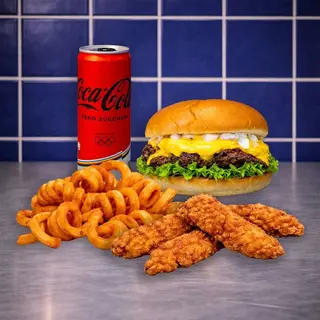 1 menu cheese + 3 chicken tenders