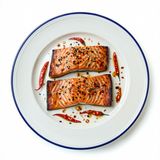 Lubina picante con guindilla