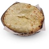 160 Cheese naan (preparado en horno de barro Hindú -tandoor)