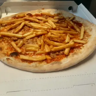 Pizza tonno patatine