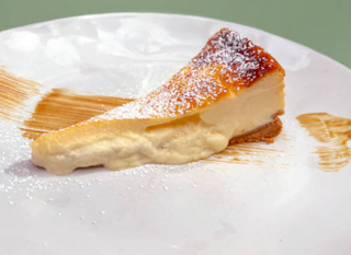 Tarta de queso de cabra cremosa