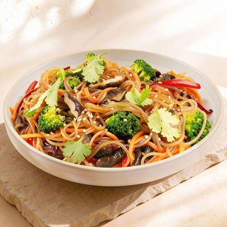 Лапша с грибами