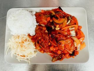 Ryba na gorącym półmisku