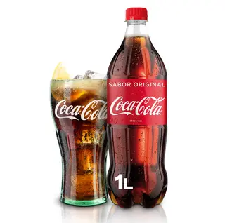 Coca-Cola Sabor Original botella 1L.
