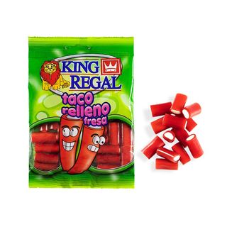 Taco Relleno Fresa King Regal Bolsa 100Gr