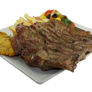 Churrasco de Cerdo con patatas
