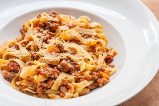 Tagliatelle alla bolognese