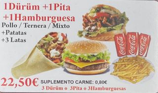 Oferta 1 Durum Y 1 Pita