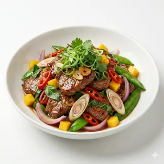 Solomillo Salteado Thai