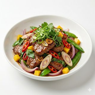 Solomillo Salteado Thai